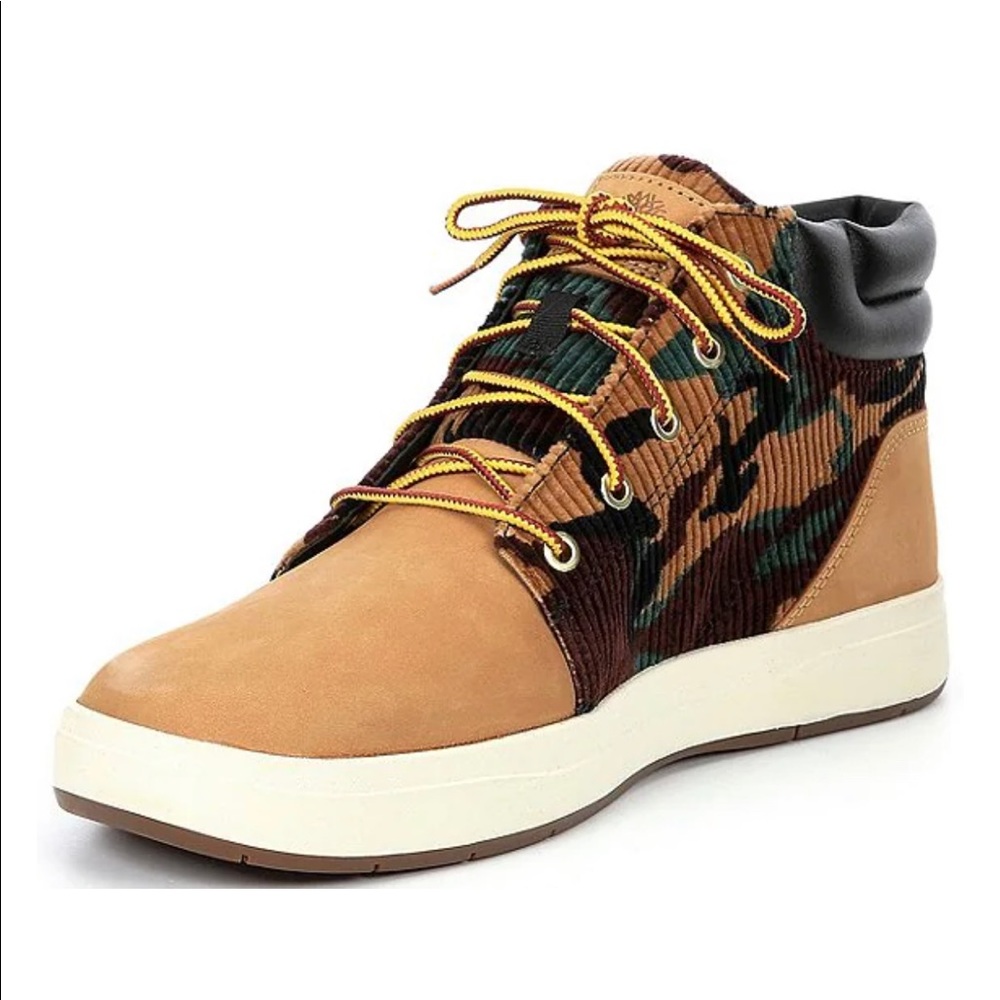 Timberland Men's Davis Square Camo Print Chukka Boots - Picture 4 of 6